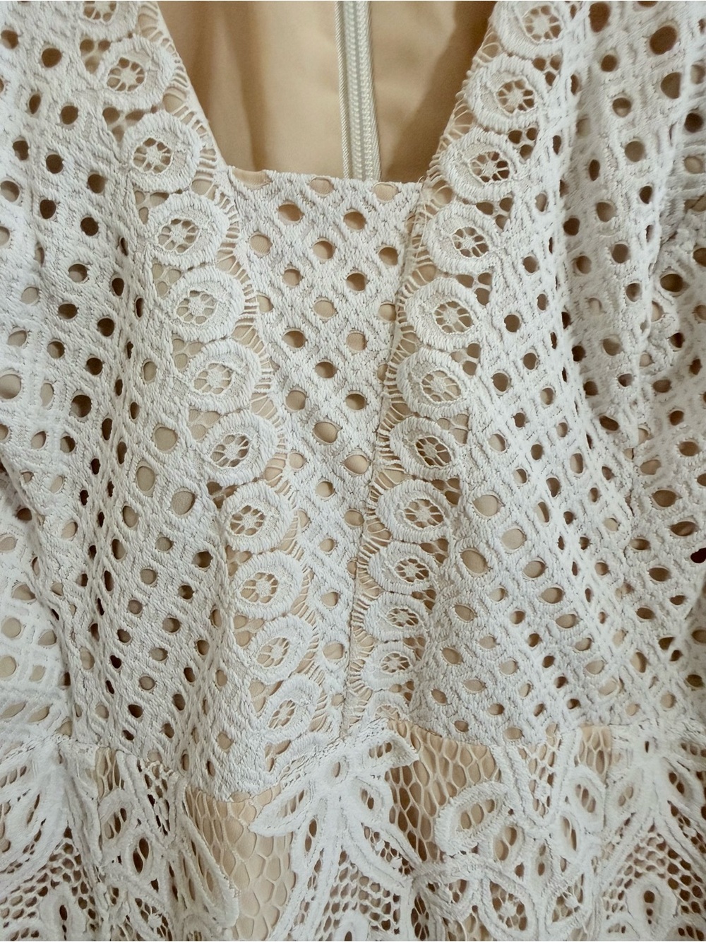 Lilly Pulitzer White Crochet Lace Halter Dress - Picture 8 of 15